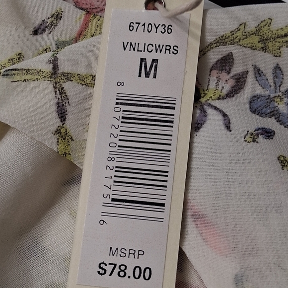 NWT Max Studio Floral Tunic Size M - Picture 14 of 14